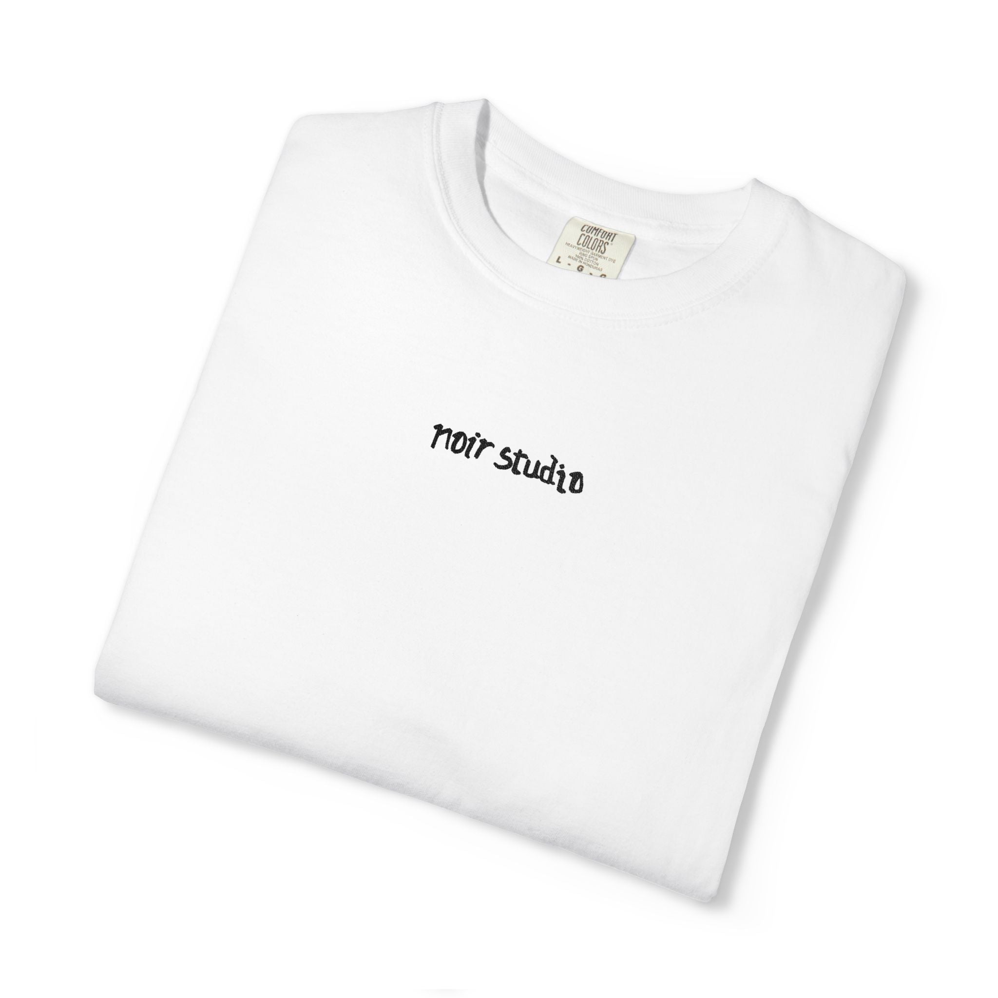 NOIR EMBROIDER T IN COTTON