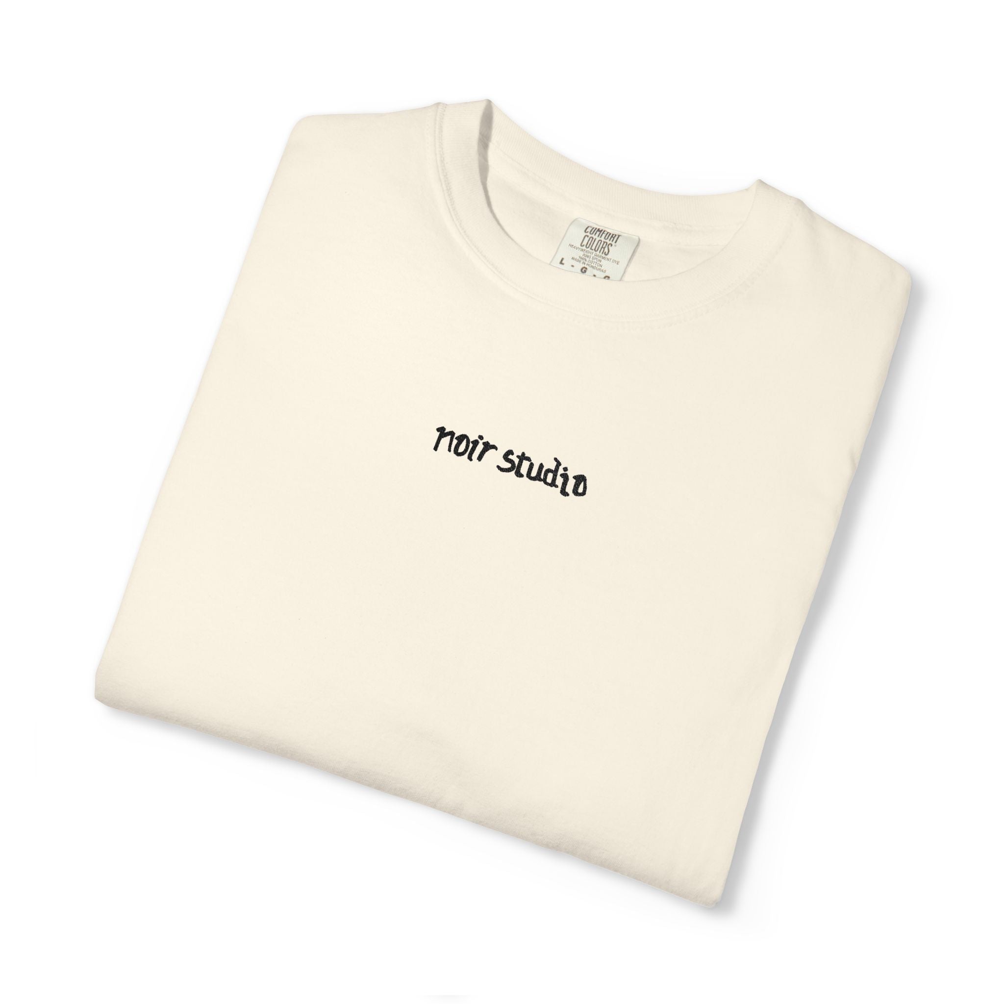 NOIR EMBROIDER T IN COTTON