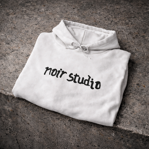 NOIR HOODIE IN COTTON